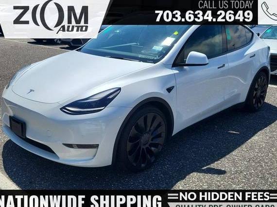 TESLA MODEL Y 2022 7SAYGDEF4NF468800 image